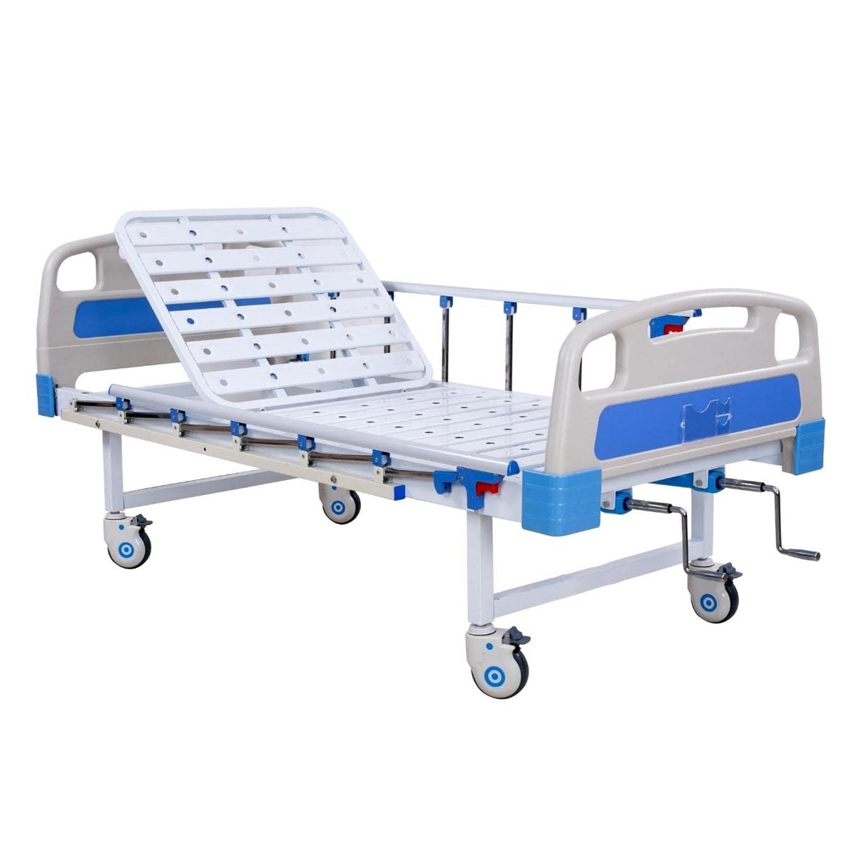 Full Fowler Manual Bed / 2 Function Manual Hospital Bed Suppliers, Service Provider in Ip extension